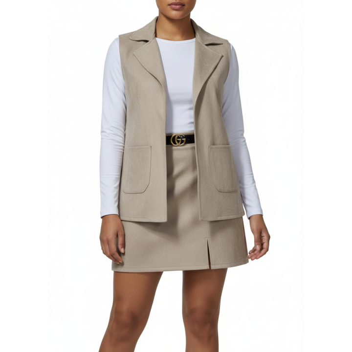 Conjunto Gamuza 3 Piezas con cinto