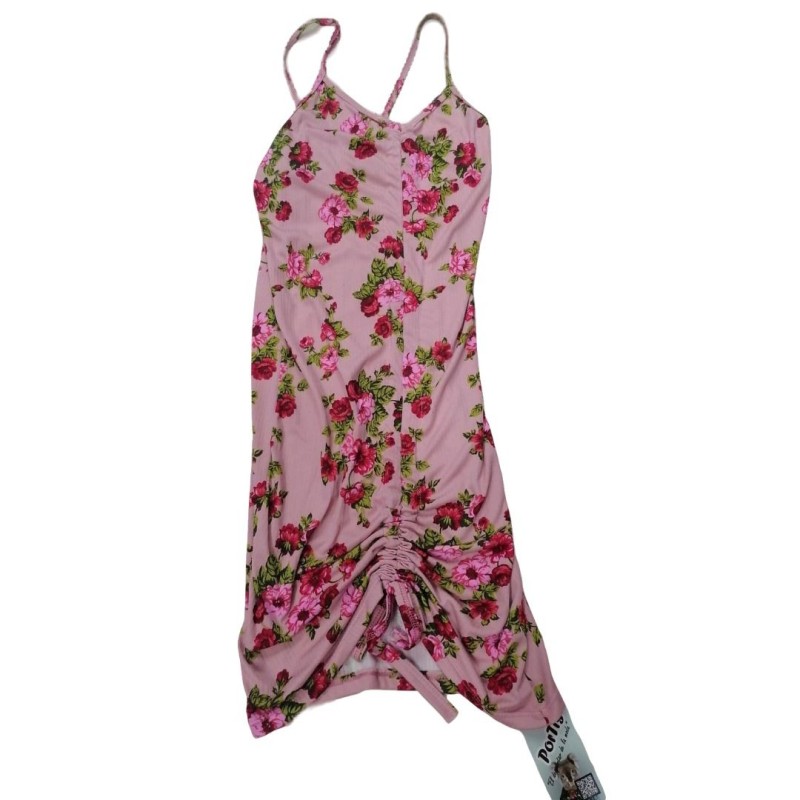 Vestido flores tirantes